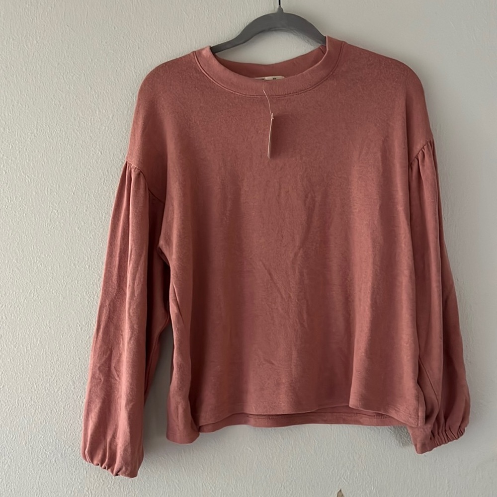 Brand new pink Madewell top, xsmall
